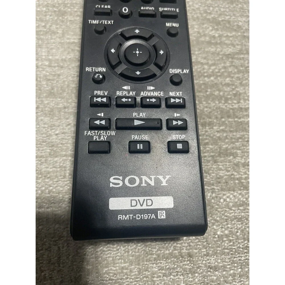 SONY RMT-D197A Original DVD Player Remote Control for DVP-SR510H Genuine Tested